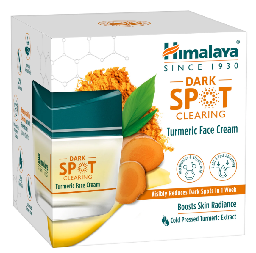 Show details for Himalaya Dark Spot Clearing Turmeric Face Cream - 50 grams  Picture of Himalaya Dark Spot Clearing Turmeric Face Cream - 50 grams