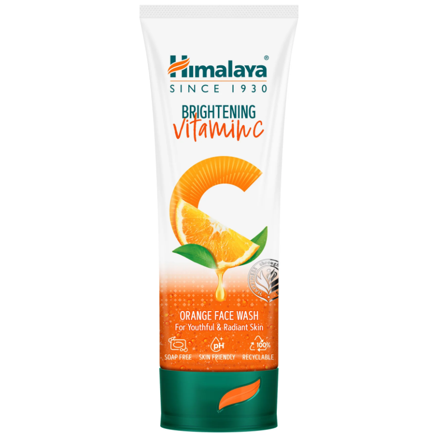Picture of Himalaya Brightening Vitamin C Orange Face Wash - 100 ml
