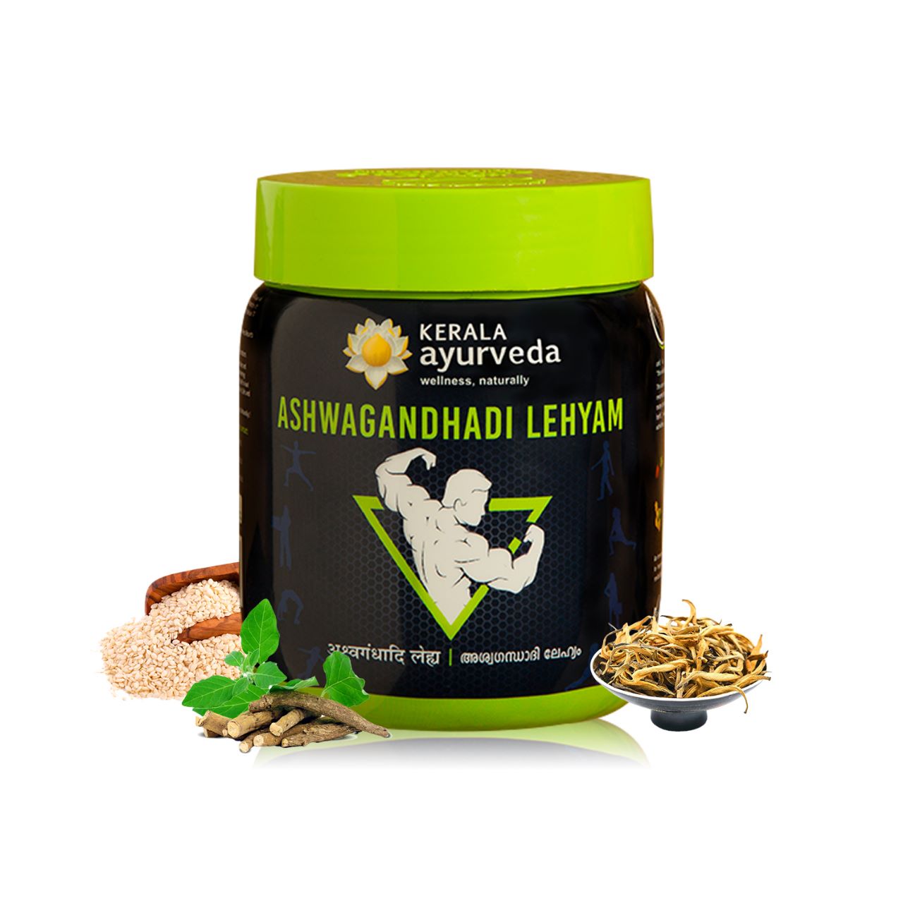Show details for Kerala Ayurveda Ashwagandhadi Lehyam - 500 GM Picture of Kerala Ayurveda Ashwagandhadi Lehyam - 500 GM