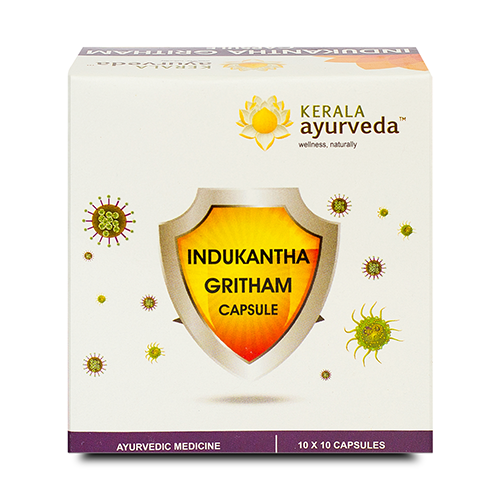 Picture of Kerala Ayurveda Indukantha Gritham Capsule - 100 Capsules 