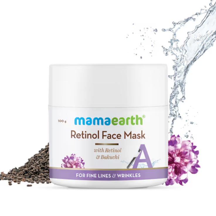 Picture of Mamaearth Retinol Face Mask For Fine Lines & Wrinkles - 100 g