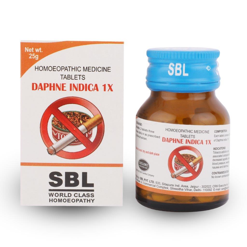 Show details for SBL Homeopathy Daphne Indica Tablets - 25 GM Picture of SBL Homeopathy Daphne Indica Tablets - 25 GM