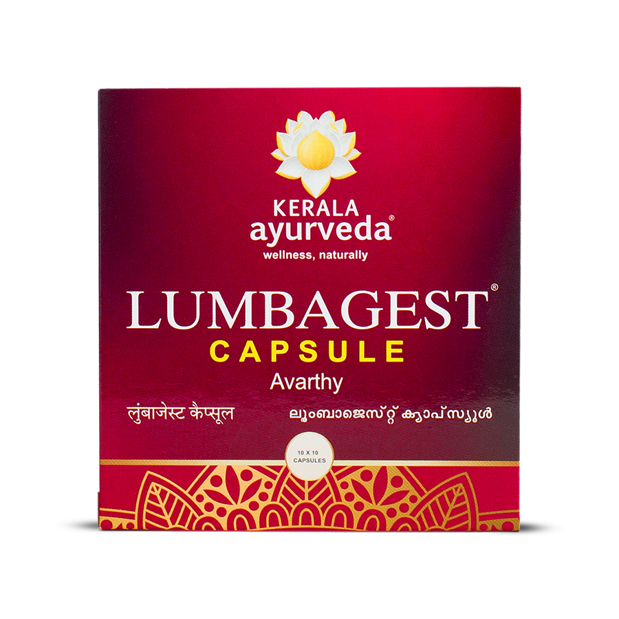 Picture of Kerala Ayurveda Lumbagest Capsule 100 Nos