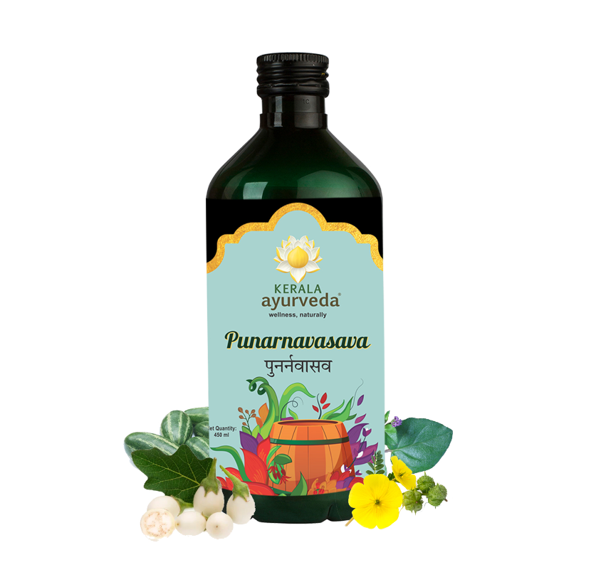 Picture of Kerala Ayurveda Punarnavasava (Asava) 450 Ml