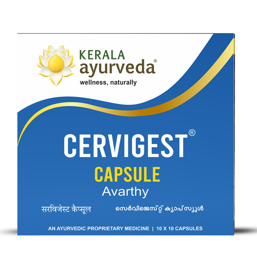 Show details for Kerala Ayurveda Cervigest Capsule 100 Nos Picture of Kerala Ayurveda Cervigest Capsule 100 Nos