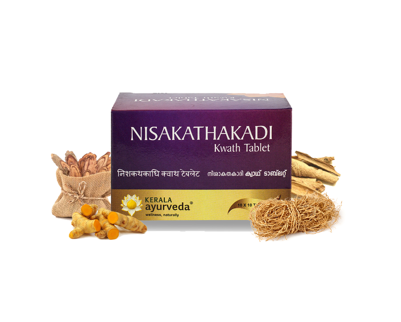 Show details for Kerala Ayurveda Nisakathakadi Kwath Tablet 100 Nos Picture of Kerala Ayurveda Nisakathakadi Kwath Tablet 100 Nos