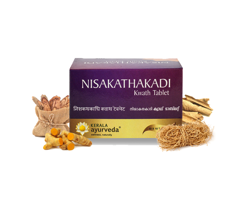 Picture of Kerala Ayurveda Nisakathakadi Kwath Tablet 100 Nos