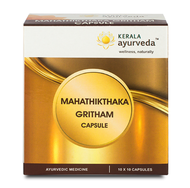 Picture of Kerala Ayurveda Mahathikthaka Gritham Capsules 100 Nos