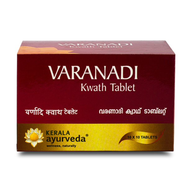 Show details for Kerala Ayurveda Varanadi Kwath Tablet - 100 Nos Picture of Kerala Ayurveda Varanadi Kwath Tablet - 100 Nos