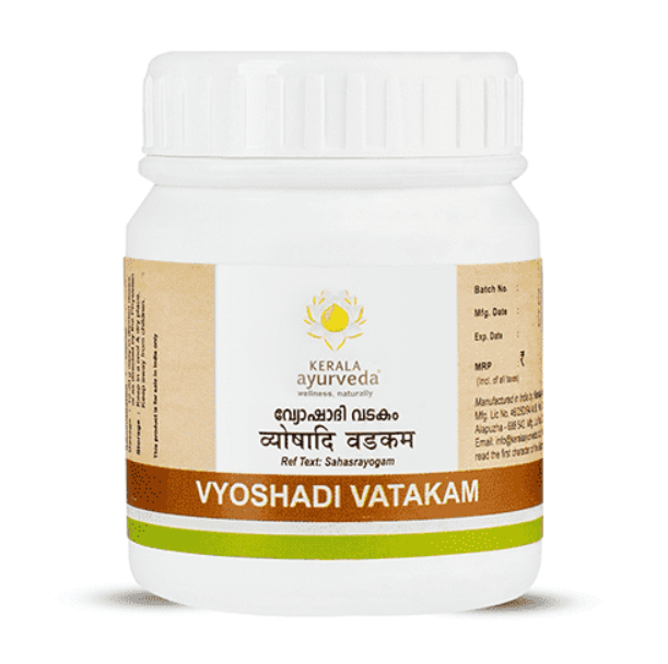 Show details for Kerala Ayurveda Vyoshadi Vatakam (Granules) - 50 GM Picture of Kerala Ayurveda Vyoshadi Vatakam (Granules) - 50 GM