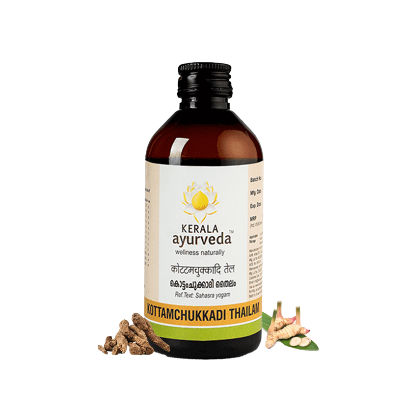 Show details for Kerala Ayurveda Kottamchukkadi Thailam (Oil) - 200 ML Picture of Kerala Ayurveda Kottamchukkadi Thailam (Oil) - 200 ML
