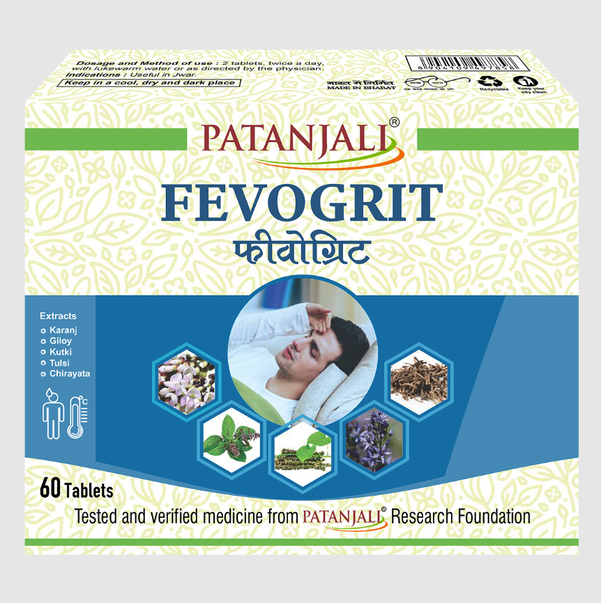 Picture of Patanjali Divya Fevogrit 60 - Tablets