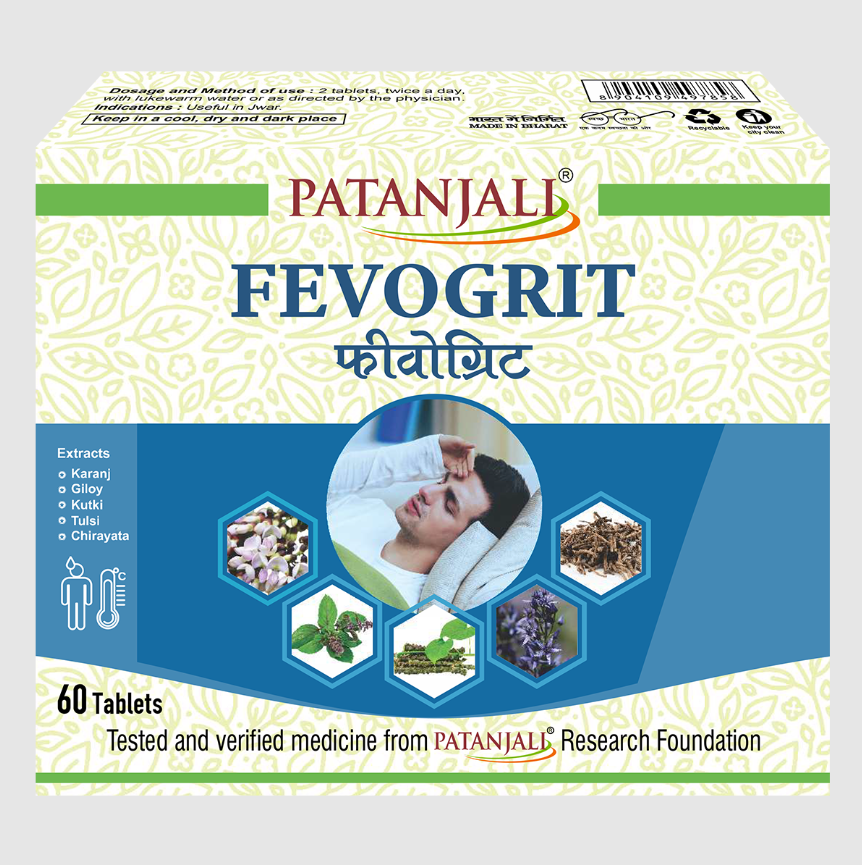 Show details for Patanjali Divya Fevogrit 60 - Tablets Picture of Patanjali Divya Fevogrit 60 - Tablets