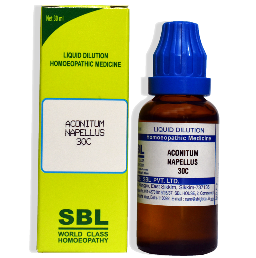 Show details for SBL Homeopathy Aconitum Napellus Dilution - 30 ml Picture of SBL Homeopathy Aconitum Napellus Dilution - 30 ml