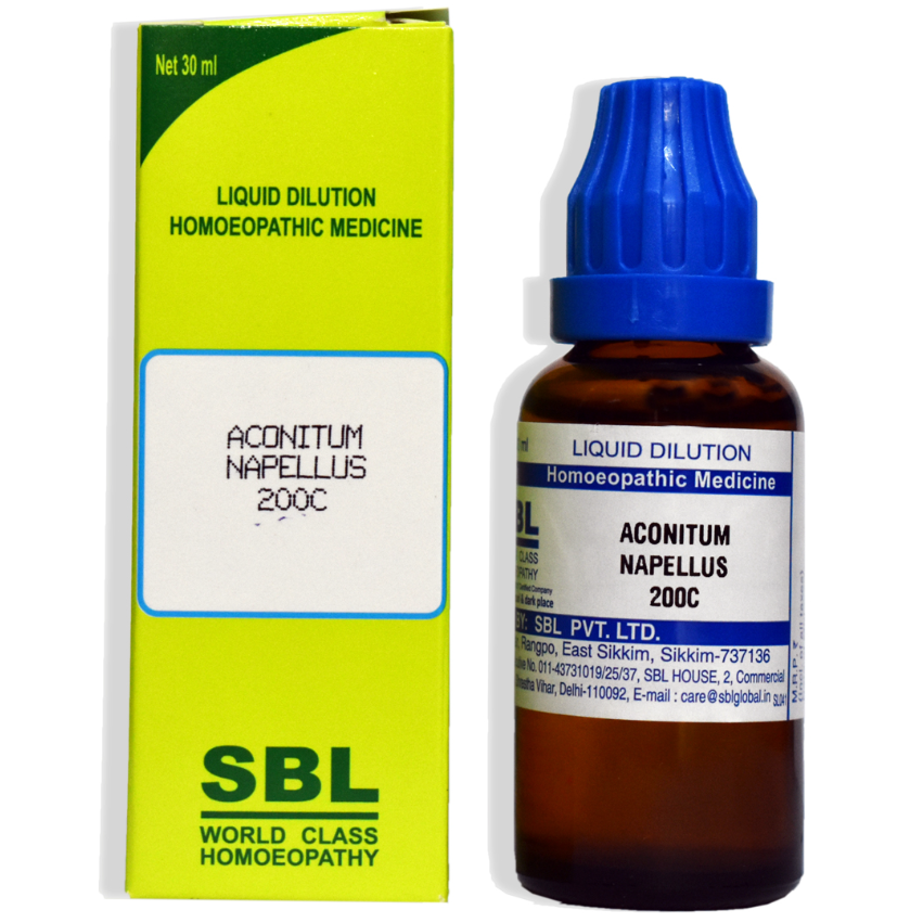 Picture of SBL Homeopathy Aconitum Napellus Dilution - 30 ml