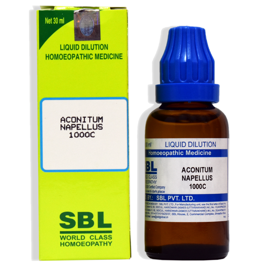 Picture of SBL Homeopathy Aconitum Napellus Dilution - 30 ml