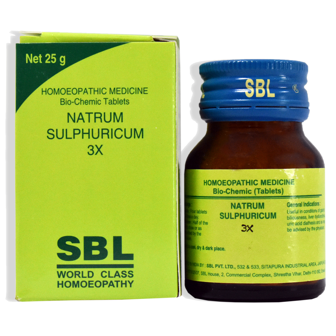 Show details for SBL Homeopathy Natrum Sulphuricum Biochemic Tablets Picture of SBL Homeopathy Natrum Sulphuricum Biochemic Tablets