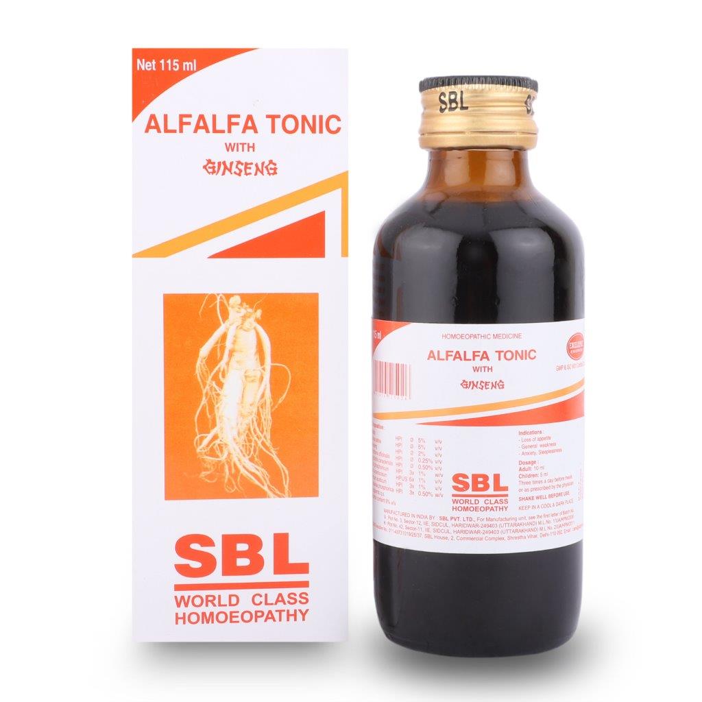 Picture of SBL Homeopathy Alfalfa Tonic with Ginseng