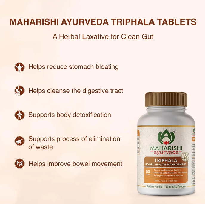 Picture of Maharishi Ayurveda Triphala Tablets - 60 Tabs