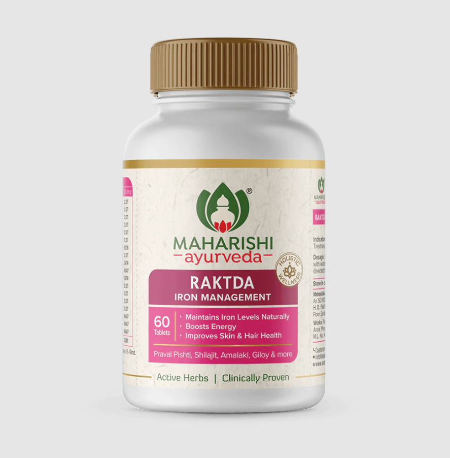 Picture of Maharishi Ayurveda Raktda Iron Management - 60 Tablets