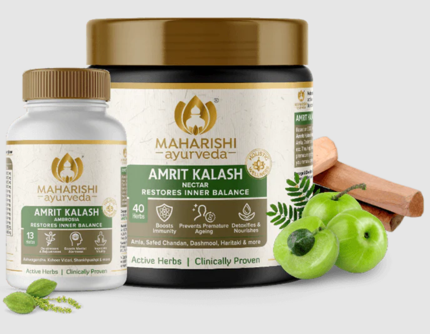 Show details for Maharishi Ayurveda Amrit Kalash 600 GM Nectar + 60 Tablets Picture of Maharishi Ayurveda Amrit Kalash 600 GM Nectar + 60 Tablets