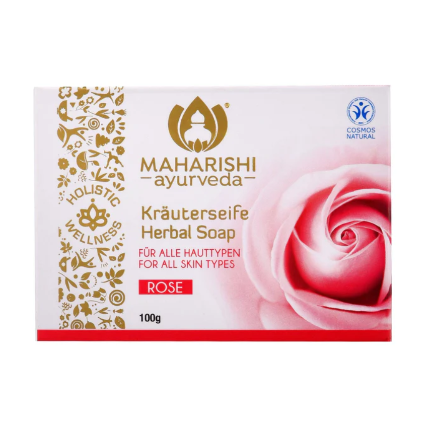 Show details for Maharishi Ayurveda Rose Herbal Soap - 100 GM Picture of Maharishi Ayurveda Rose Herbal Soap - 100 GM