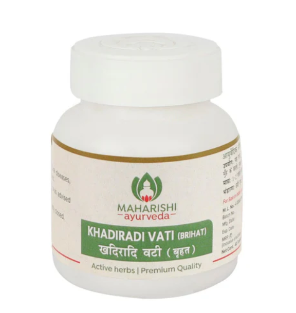 Show details for Maharishi Ayurveda Khadiradi Vati Brihat - 40 Tabs Picture of Maharishi Ayurveda Khadiradi Vati Brihat - 40 Tabs