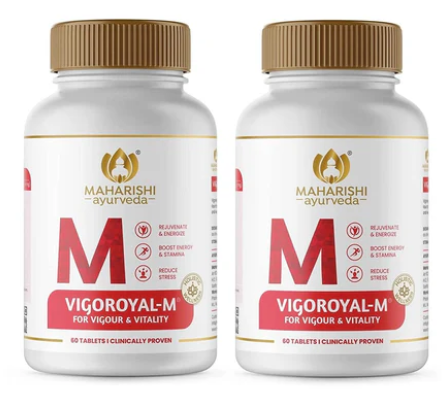 Show details for Maharishi Ayurveda Vigoroyal M - 60 Tabs - Pack of 2 Picture of Maharishi Ayurveda Vigoroyal M - 60 Tabs - Pack of 2
