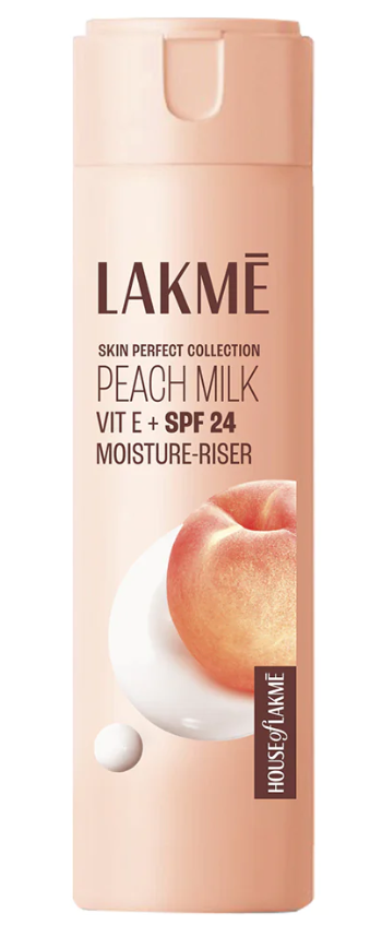 Show details for Lakme Peach Milk Moisturiser SPF 24 PA Sunscreen Lotion - 60 ML Picture of Lakme Peach Milk Moisturiser SPF 24 PA Sunscreen Lotion - 60 ML