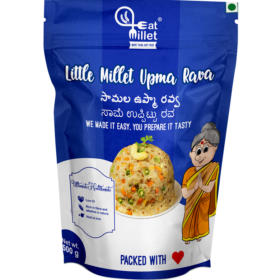 Picture of Eat Millet Little Millet Upma Rava - 500 grams 