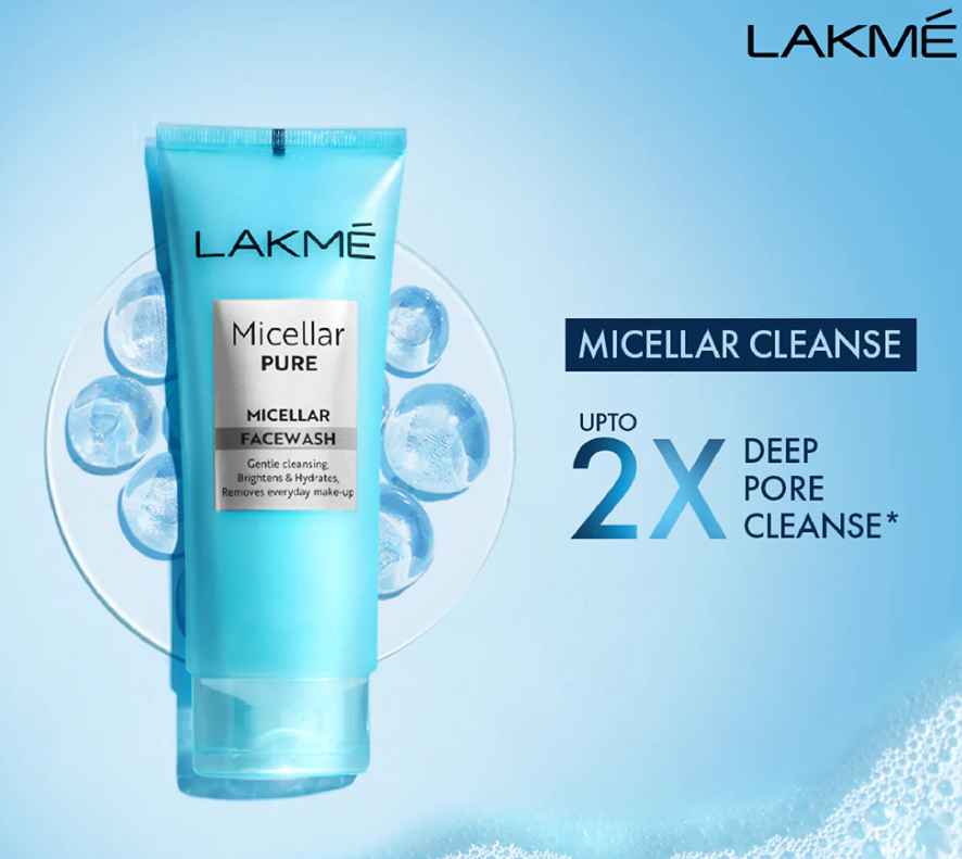 Picture of Lakme Micellar Pure Facewash For Deep Pore Cleanse 