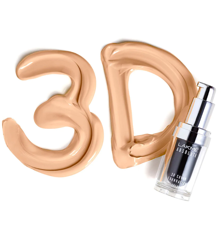 Picture of Lakme Absolute 3D Cover Foundation - 15 ML