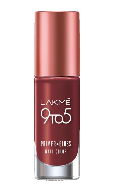 Picture of Lakme 9 To 5 Primer + Gloss Nail Colour - 6 ML