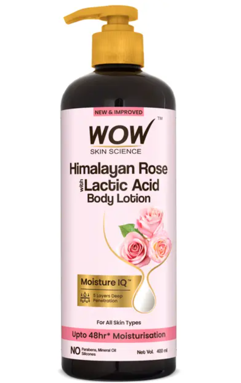 Picture of Wow Skin Science Himalayan Rose With Lactic Acid Body Lotion  - 400 ML