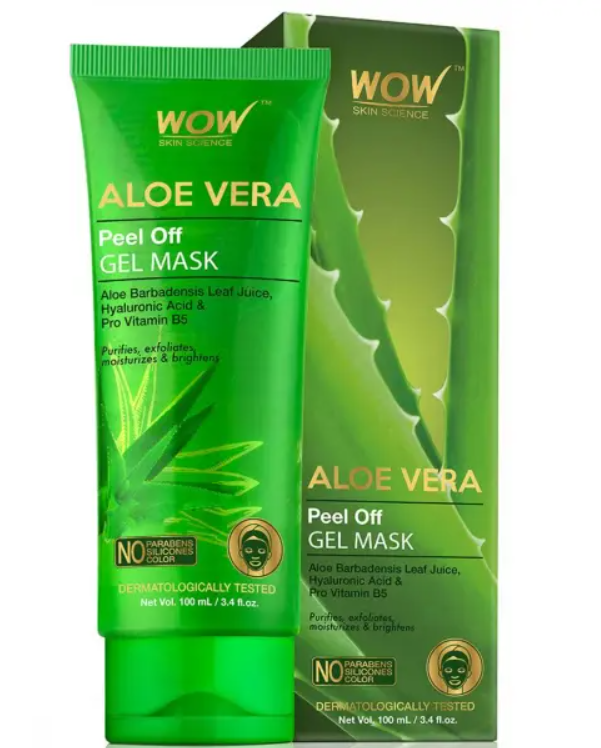 Picture of  Wow Skin Science Aloe Vera Peel Off Gel Mask - 100 ML
