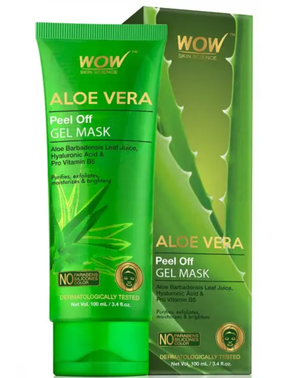 Show details for  Wow Skin Science Aloe Vera Peel Off Gel Mask - 100 ML Picture of  Wow Skin Science Aloe Vera Peel Off Gel Mask - 100 ML