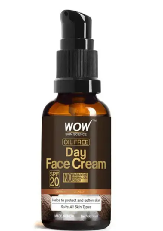 Picture of Wow Skin Science Oil Free Day Face Cream - SPF 20 - 50 ML