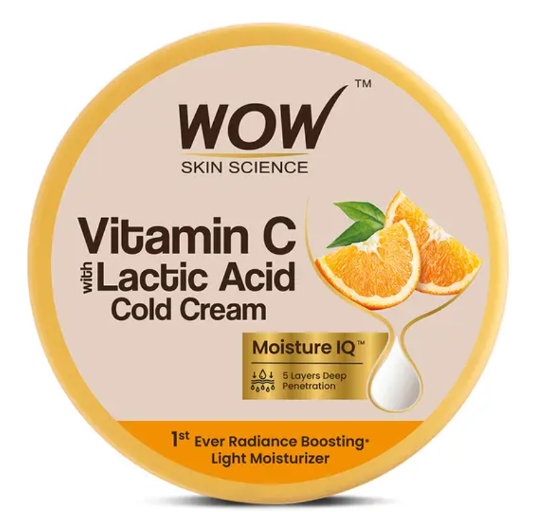 Show details for Wow Skin Science Vitamin C With Lactic Acid Cold Cream - 200 ML Picture of Wow Skin Science Vitamin C With Lactic Acid Cold Cream - 200 ML