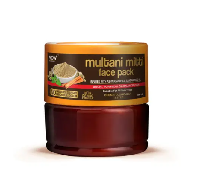 Picture of Wow Skin Science Multani Mitti Face Pack -200 ML