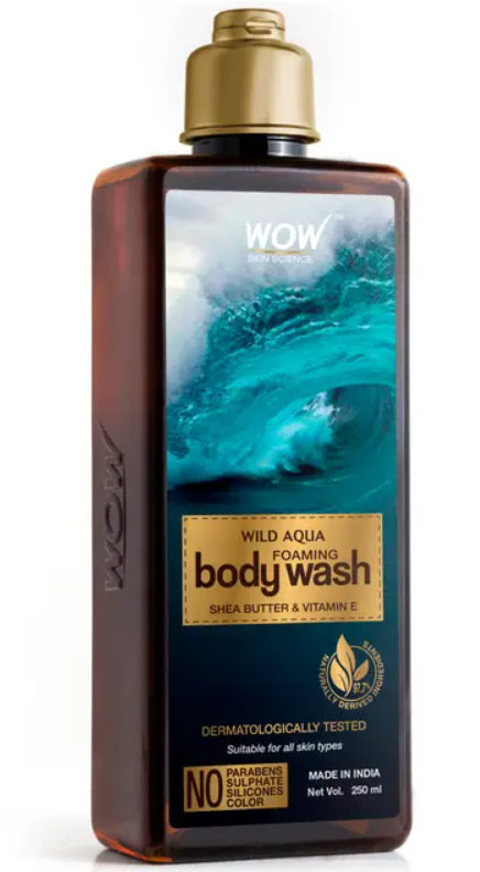 Picture of Wow Skin Science Wild Aqua Foaming Body Wash - 250 ML