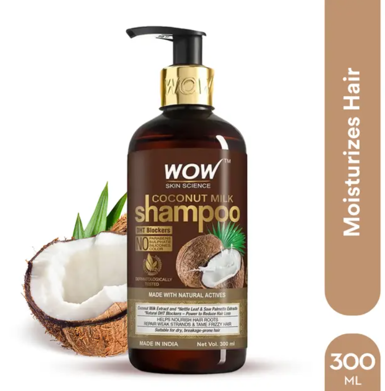 Show details for Wow Skin Science Coconut Milk Shampoo - 300 ML Picture of Wow Skin Science Coconut Milk Shampoo - 300 ML