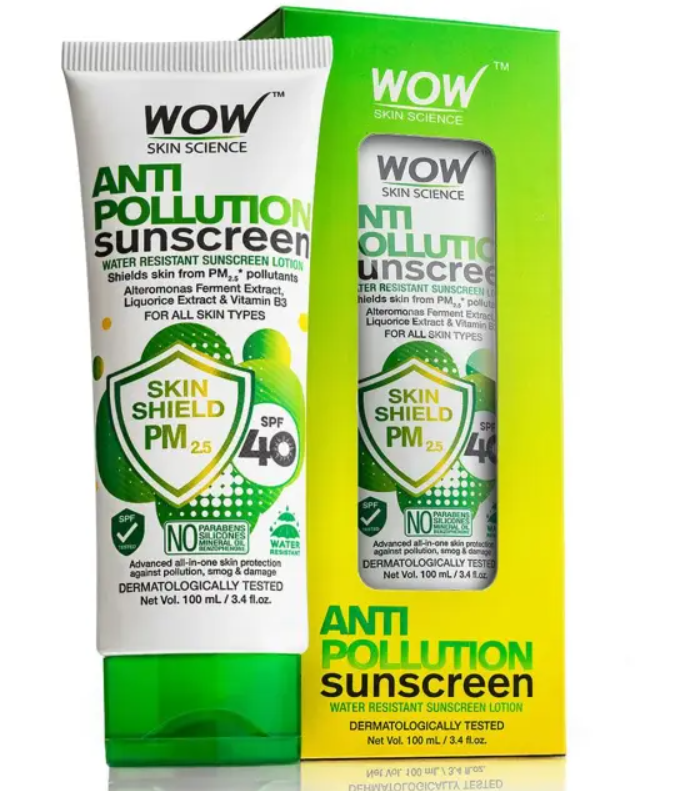 Picture of Wow Skin Science Anti Pollution Sunscreen Lotion - 100 ML