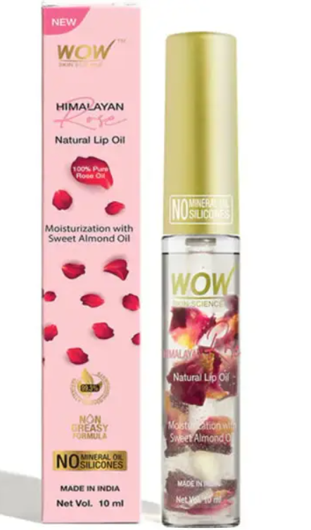 Show details for Wow Skin Science Himalayan Rose Natural Lip Oil - 10 ML Picture of Wow Skin Science Himalayan Rose Natural Lip Oil - 10 ML
