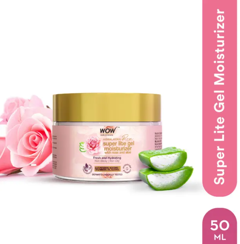 Show details for Wow Skin Science Himalayan Rose Super Lite Gel Moisturizer - 50 ML Picture of Wow Skin Science Himalayan Rose Super Lite Gel Moisturizer - 50 ML