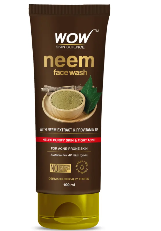 Picture of Wow Skin Science Anti-Acne Neem Face Wash -100 ML