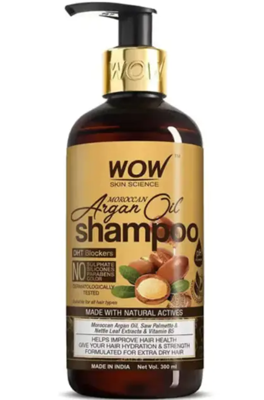 Show details for Wow Skin Science Moroccan Argan Oil Shampoo - 300 ML Picture of Wow Skin Science Moroccan Argan Oil Shampoo - 300 ML