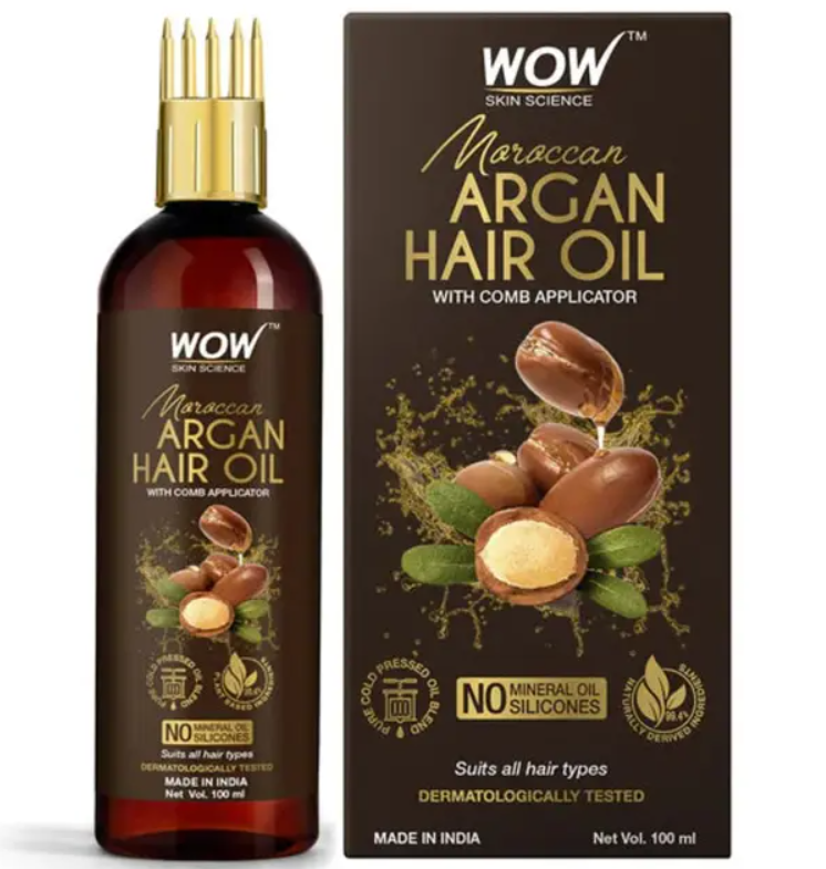Show details for Wow Skin Science Moroccan Argan Hair Oil - 100 ML Picture of Wow Skin Science Moroccan Argan Hair Oil - 100 ML