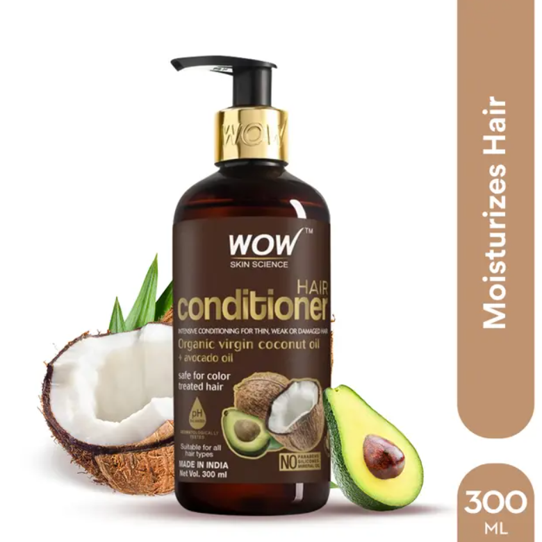 Show details for Wow Skin Science Hair Conditioner With Coconut & Avocado Oil - 300 ML Picture of Wow Skin Science Hair Conditioner With Coconut & Avocado Oil - 300 ML
