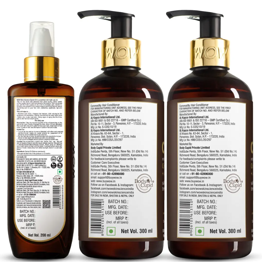 Picture of Wow Skin Science Hair Strengthening Trio