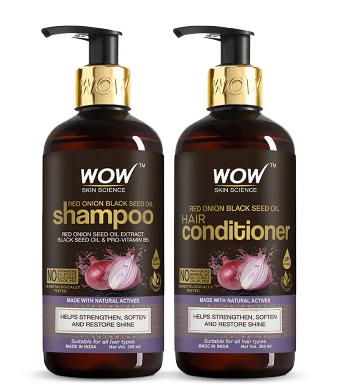 Picture of Wow Skin Science Onion Hair Fall Control Duo - 300ML+300ML